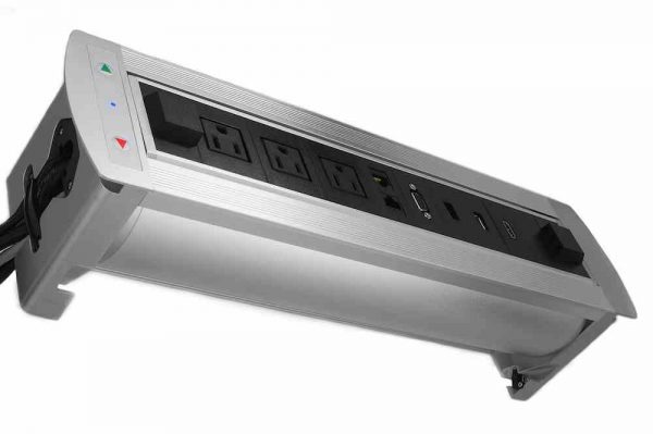 Multicontacto de Escritorio YV-MF color plata 2020