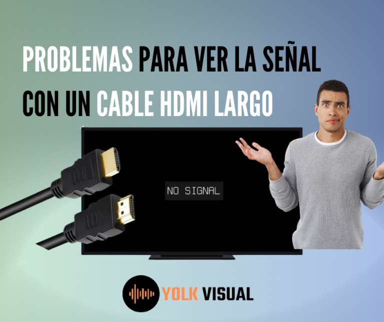 Problemas más comunes con cable HDMI Yolkvisual Multicontactos para Escritorio Soportes de
