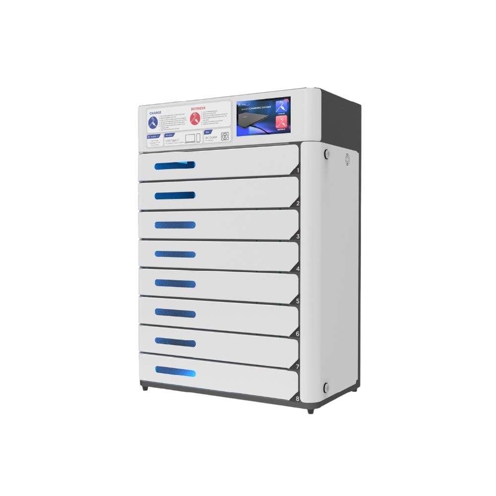 Locker de Carga para Laptops 8 Compartimentos Grandes Yolkvisual YV-LK08G