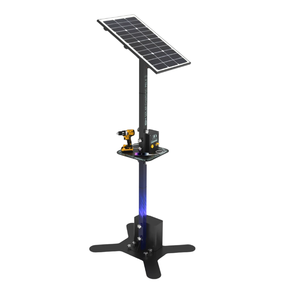 Poste Solar de Carga para Obra Yolkvisual YV-SO05