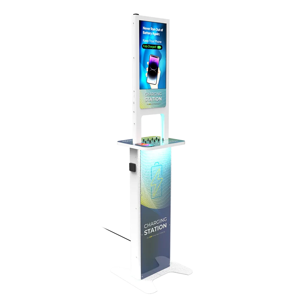 Kiosco de Carga Doble Pantalla 21 Pulgadas Yolkvisual YV-KI02