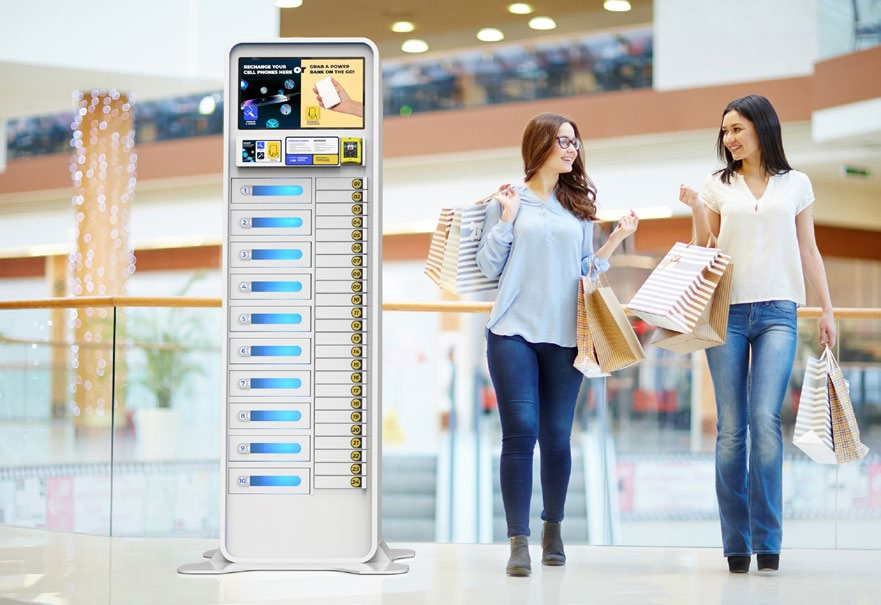 Máquina Expendedora de Baterías Portátiles Cargadas Yolkvisual YV-PB10V