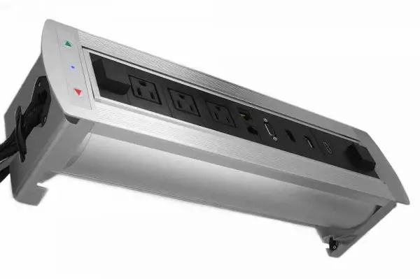 Multicontacto de Escritorio YV-MF color plata 2020